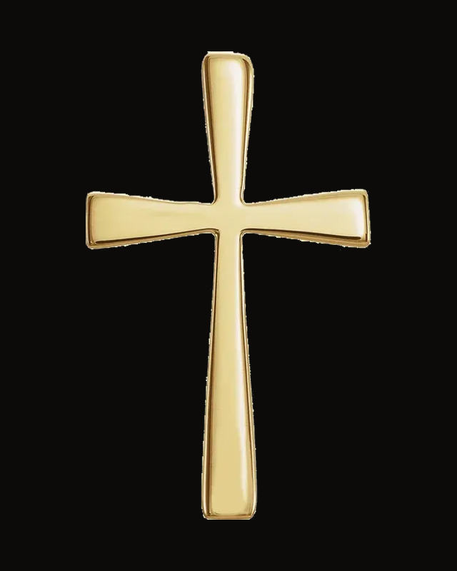 Cross Pendant — 14K Yellow Gold