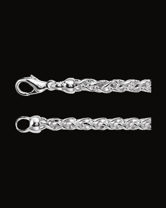 6 mm Wheat Chain — Sterling Silver