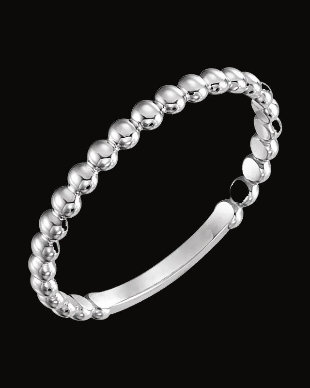 Stackable Beaded Ring