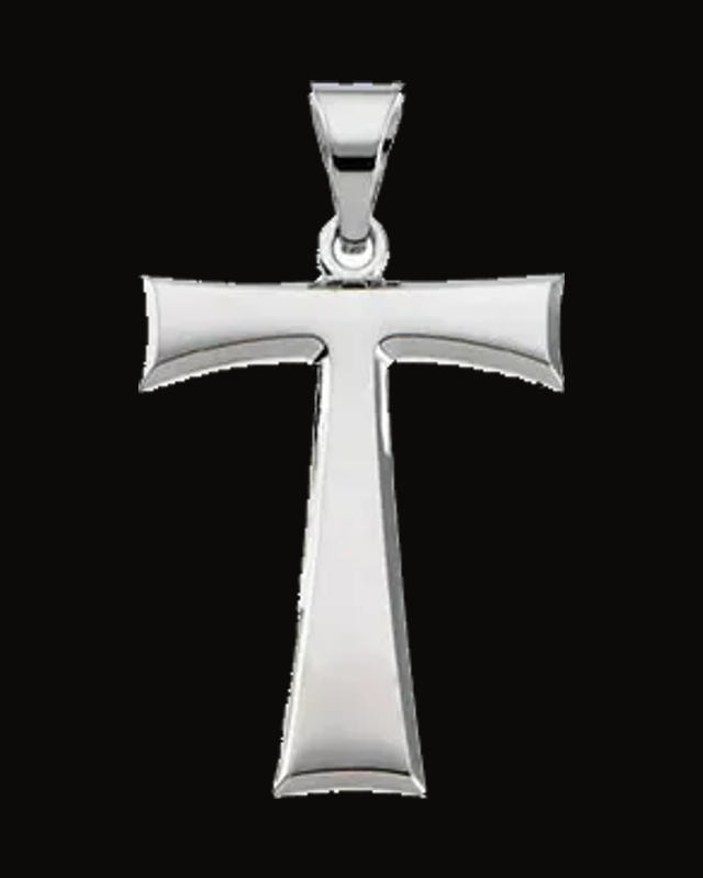 Tau Cross Pendant — Sterling Silver