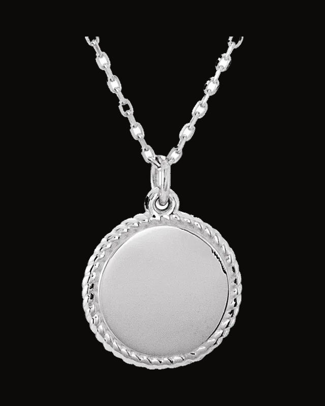 Engravable Rope Necklace or Charm/Pendant
