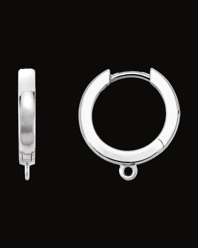 Hinged Hoop Earring Top