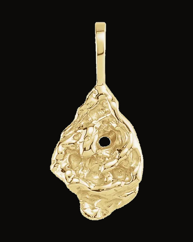 Nugget Pendant — 14K Yellow Gold