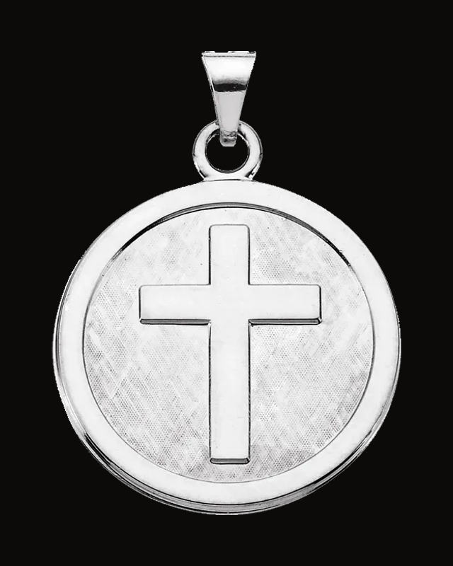 Confirmation Medal Pendant — Sterling Silver