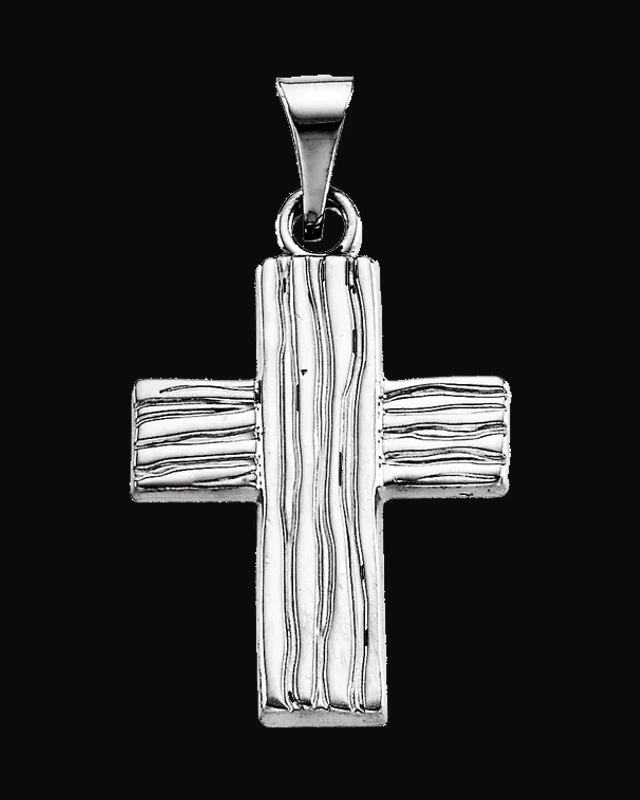 Rugged Cross Pendant With Box