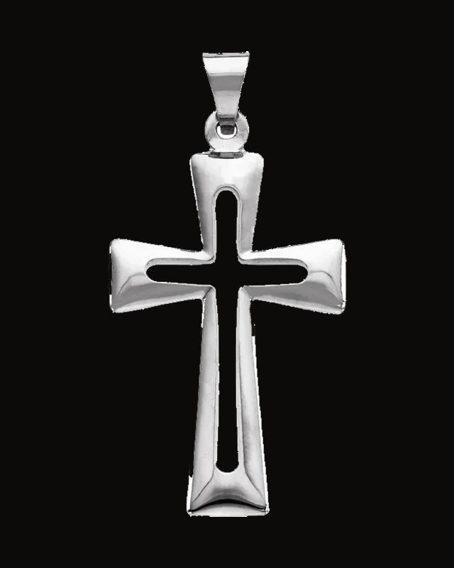 Cross Pendant — Sterling Silver