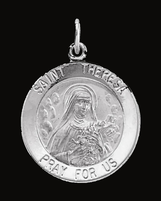 St. Theresa Medal Necklace or Pendant