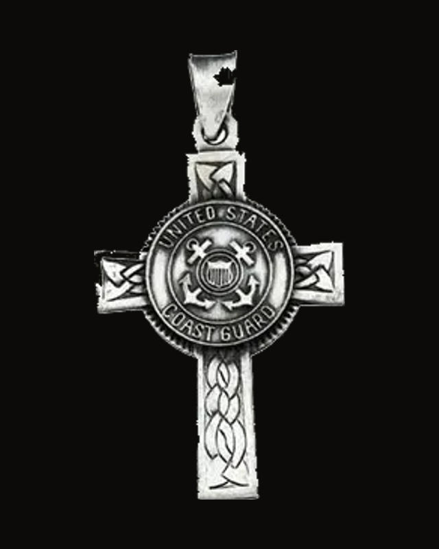 U.S. Coast Guard Cross Pendant