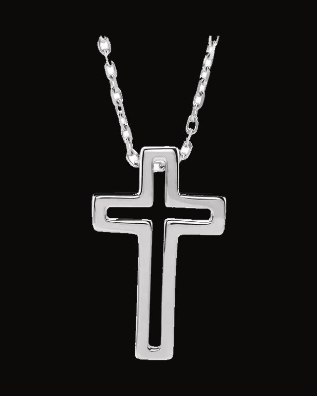 Open Cross Necklace
