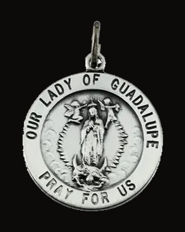Our Lady of Guadalupe Medal Necklace or Pendant