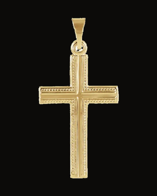 Cross Pendant — 14K Yellow Gold
