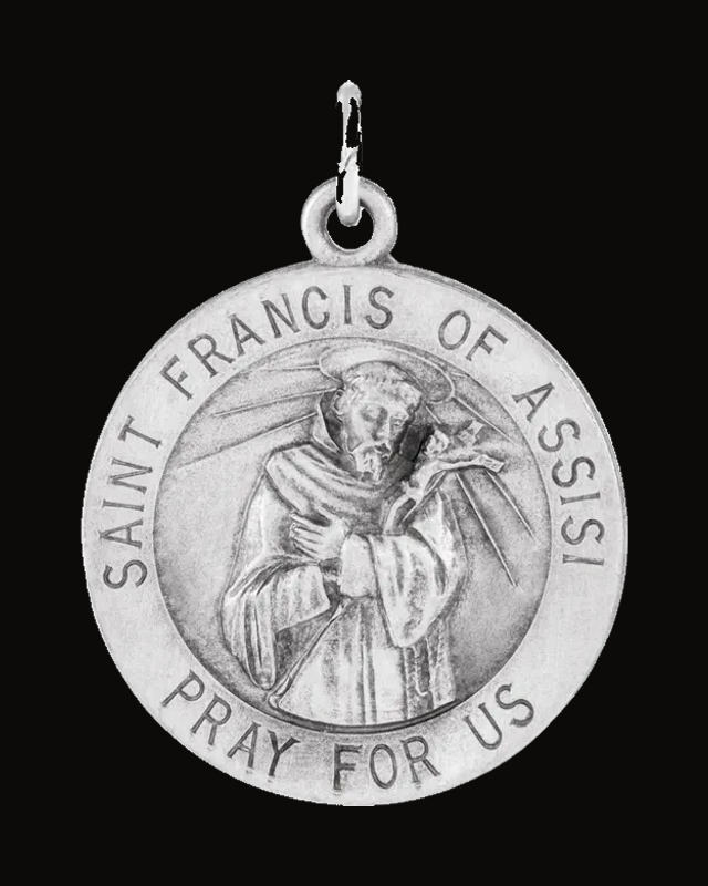 St. Francis of Assisi Medal Necklace or Pendant