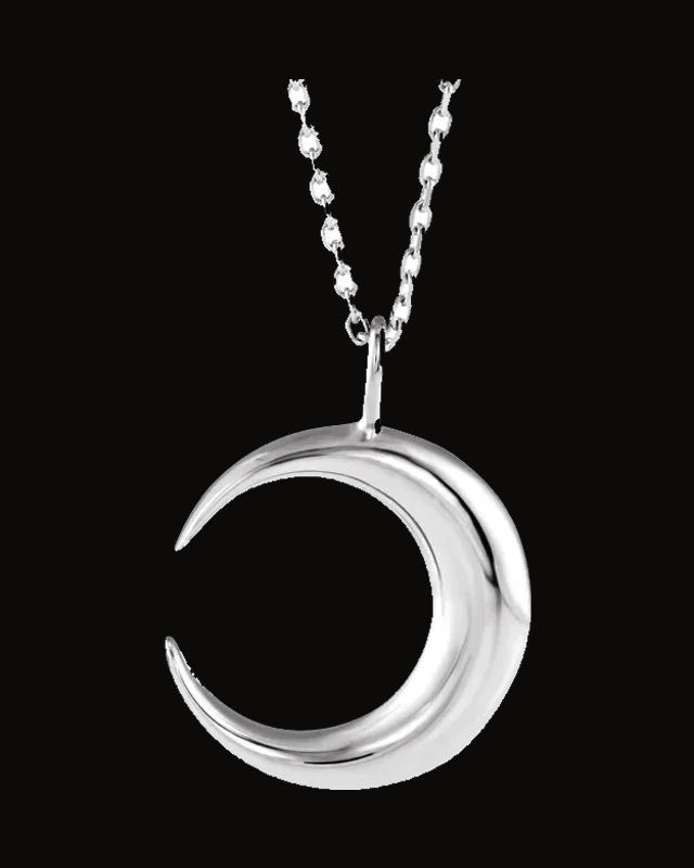Crescent Moon Necklace or Charm/Pendant
