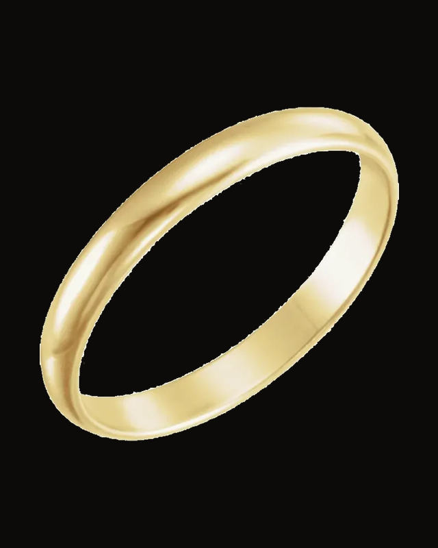 Midi Ring — 14K Yellow Gold · 2 mm