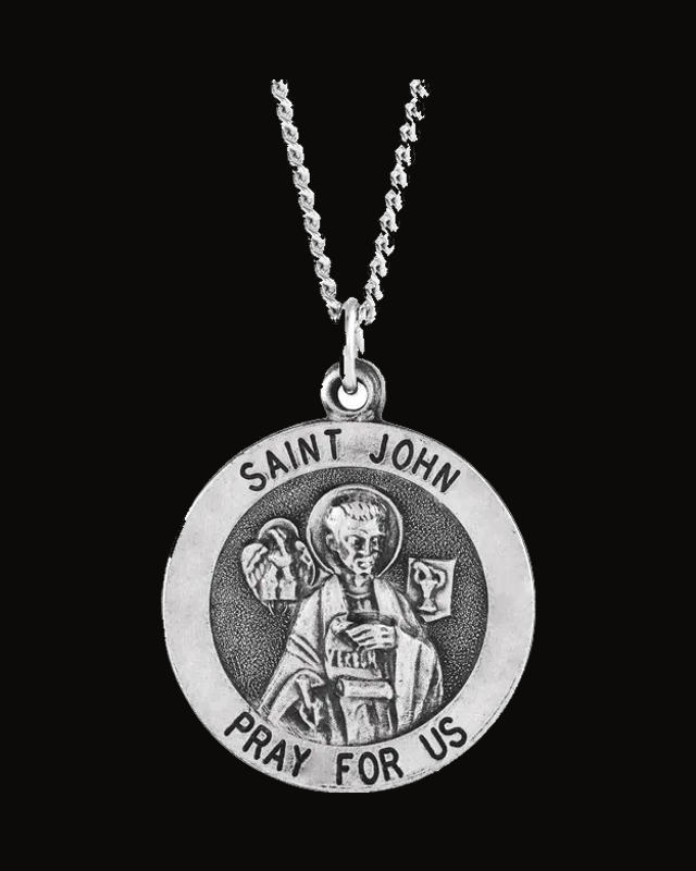 St. John the Evangelist Medal Necklace or Pendant