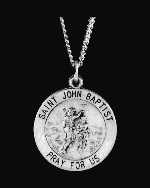 St. John the Baptist Medal Necklace or Pendant