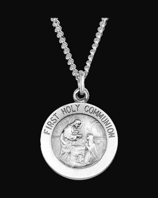 First Holy Communion Medal Necklace or Pendant