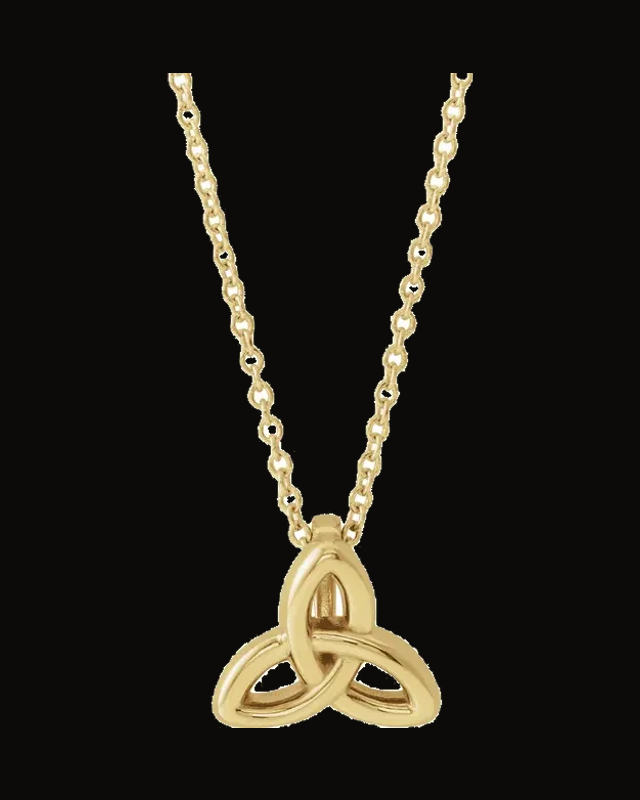 Celtic-Inspired Trinity Necklace or Pendant
