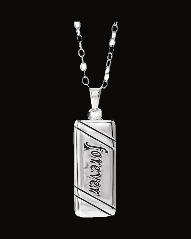 Forever Companion Ash Holder Necklace — Rhodium-Plated on Sterling Silver