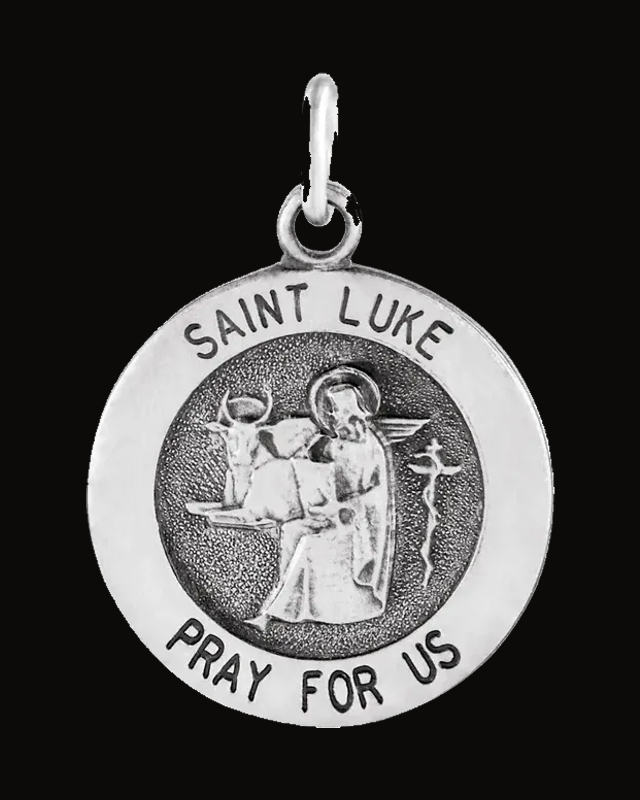St. Luke Medal Necklace or Pendant