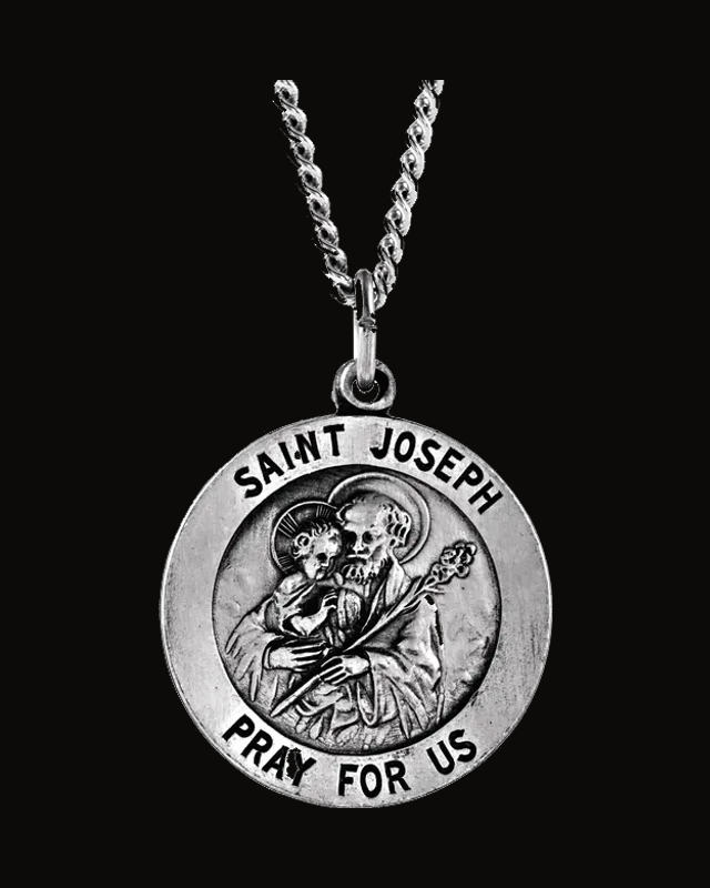 St. Joseph Medal Necklace or Pendant