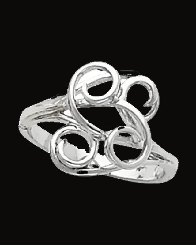 Freeform Ring — 14K Yellow / White Gold · 13 mm