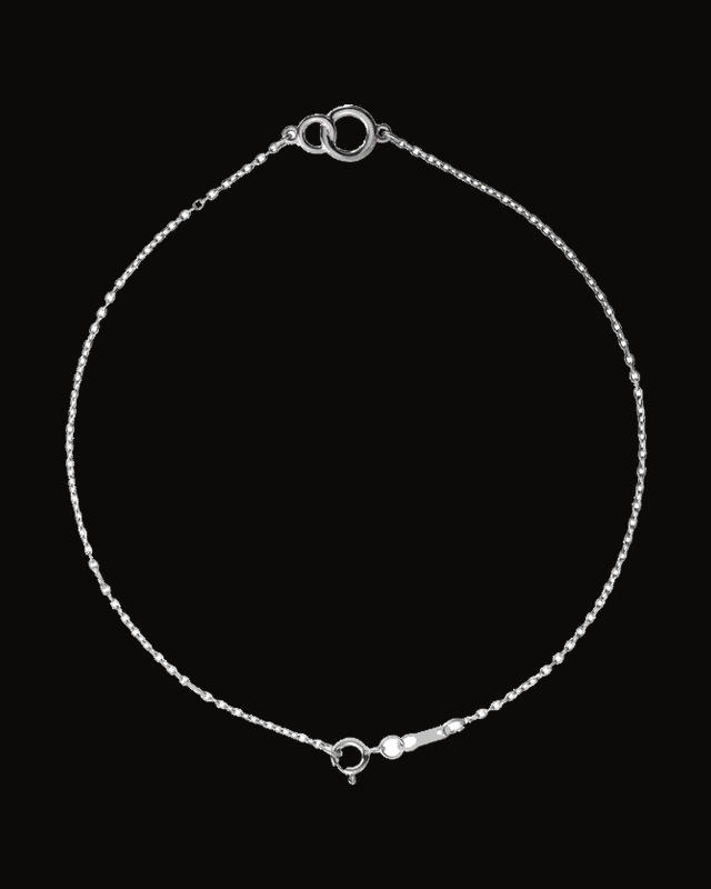 Interlocking Circle Bracelet — Rhodium-Plated on 14K White Gold