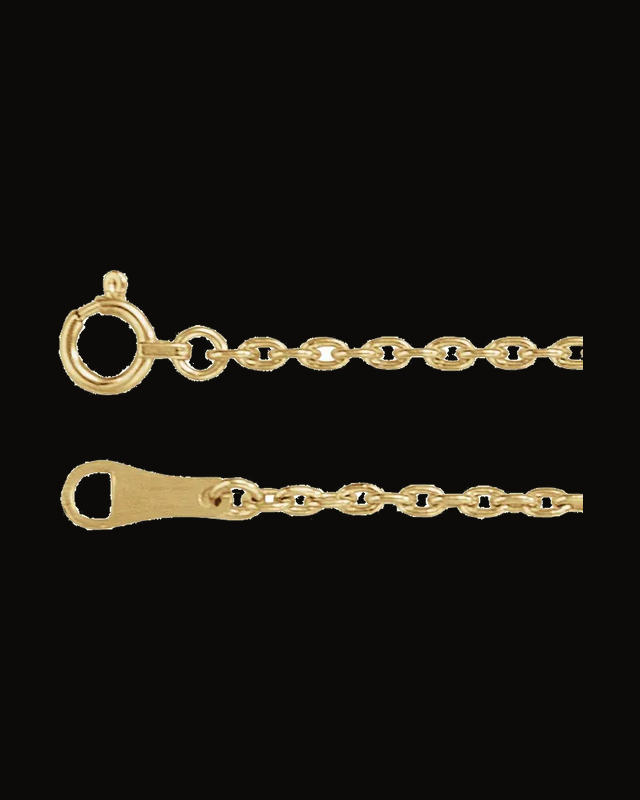 1.7 mm Cable Chain — 10K Yellow Gold