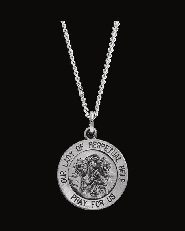 Our Lady of Perpetual Help Medal Necklace or Pendant