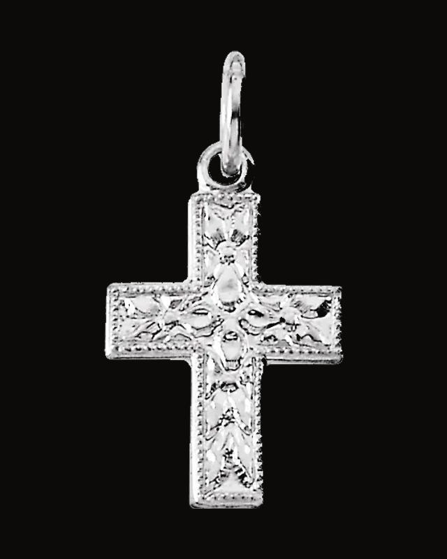 Floral Cross Pendant