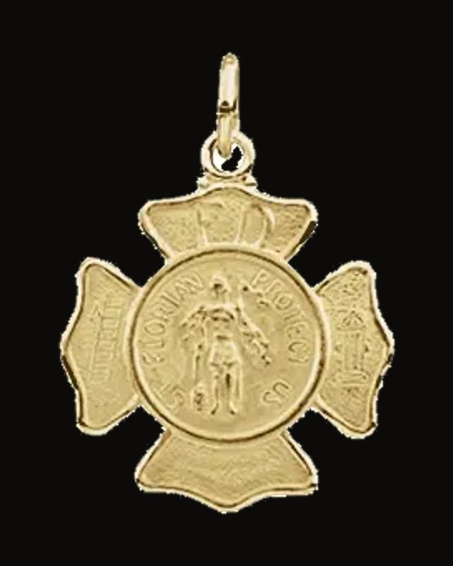 St. Florian Medal Necklace or Pendant