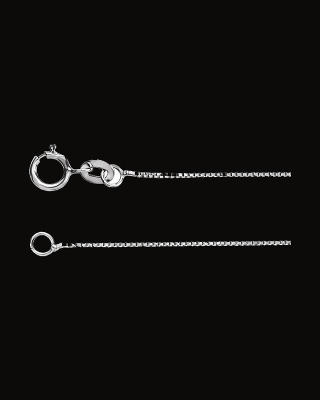 Box Chain With Spring Ring — Sterling Silver