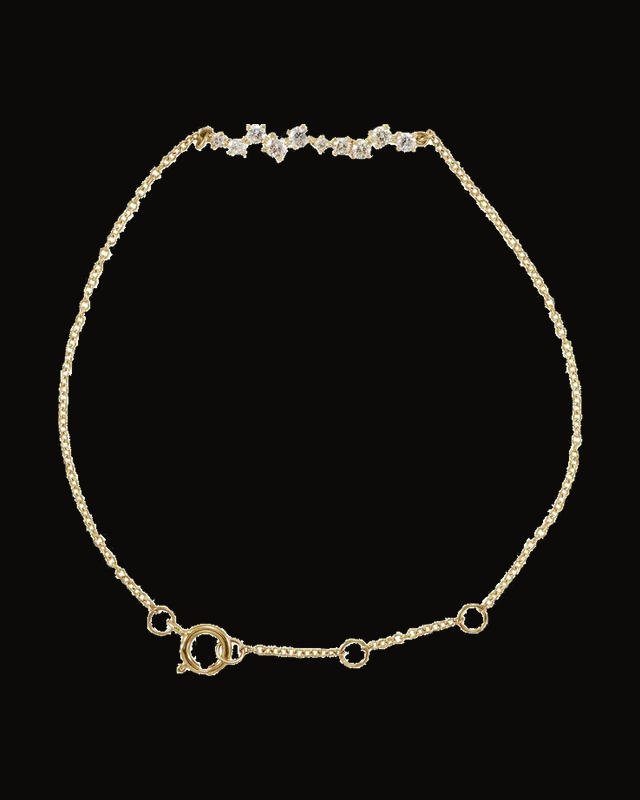 1/3 CTW Natural Diamond Bar Bracelet — 14K Yellow Gold