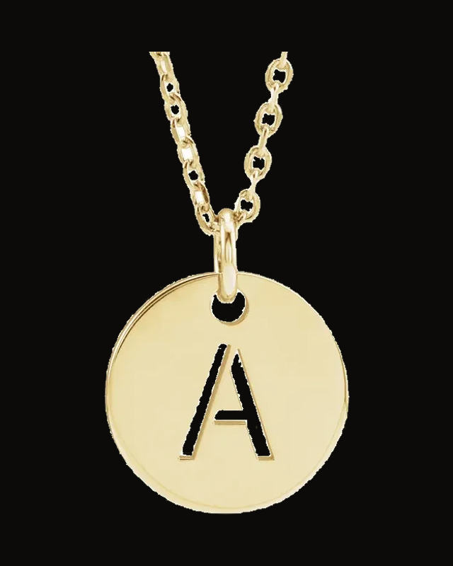 Initial Necklace or Charm/Pendant