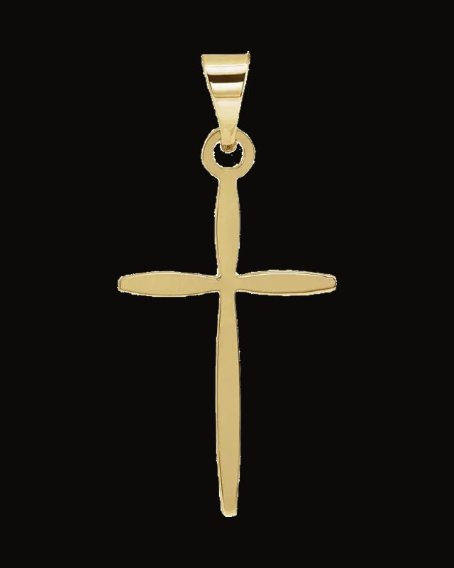 Cross Pendant — 14K Yellow Gold