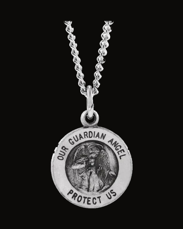 Guardian Angel Medal Necklace or Pendant