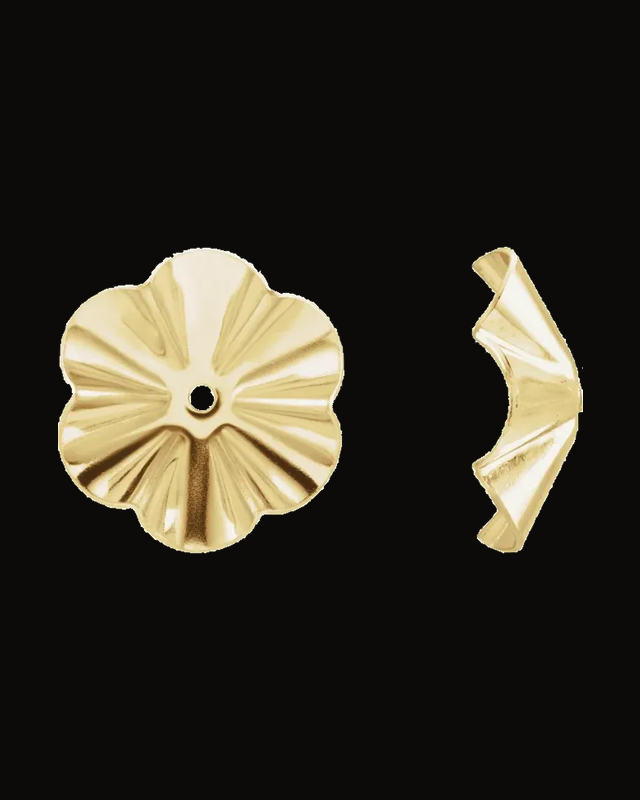 Buttercup Earring Jackets — 14K Yellow Gold