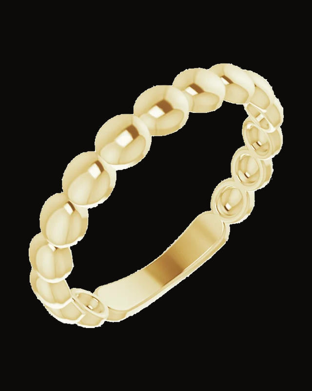 Stackable Beaded Ring