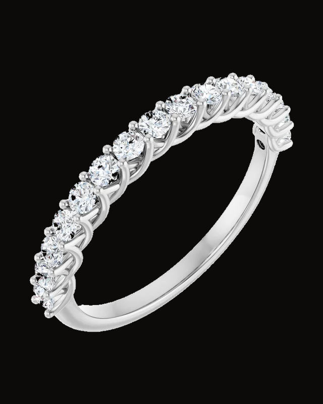 1/2 CTW Lab-Grown Diamond Anniversary Band — 14K Yellow / White Gold · 1.77 mm