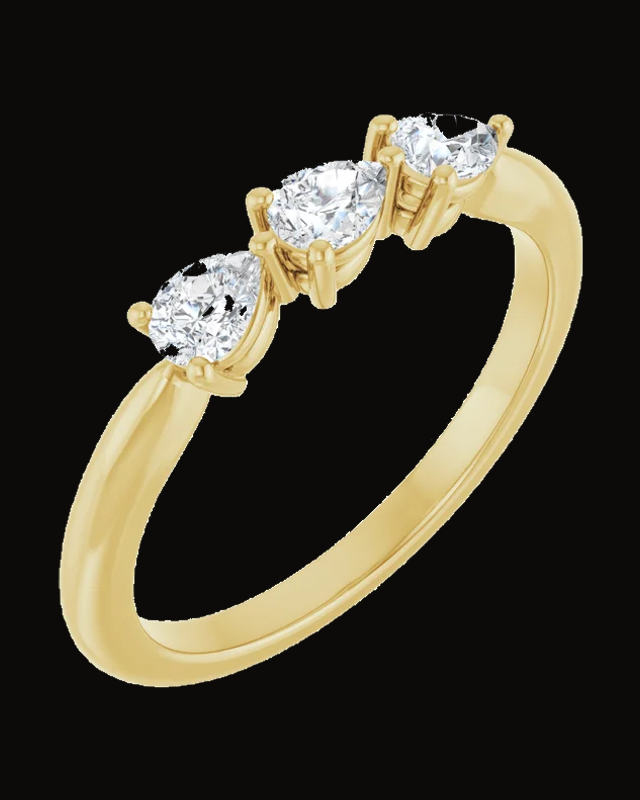 3/8 CTW Lab-Grown Diamond Anniversary Band — 14K Yellow Gold · 1.9 mm