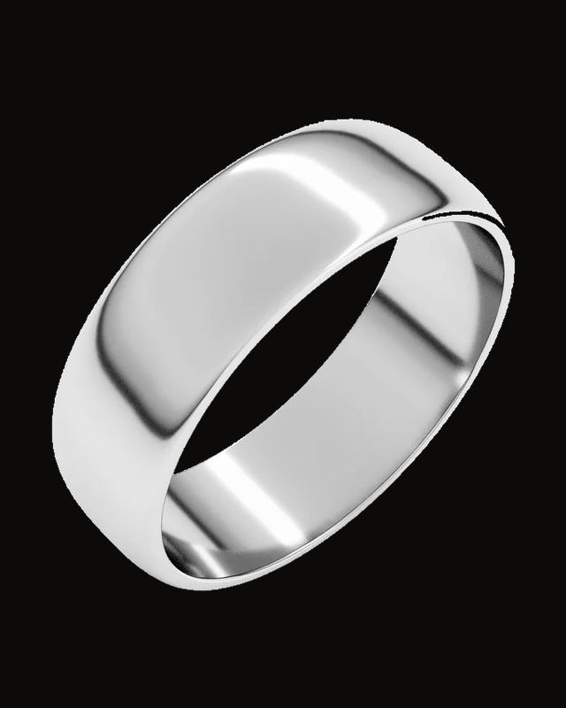 Lightweight Standard Fit Half Round Band