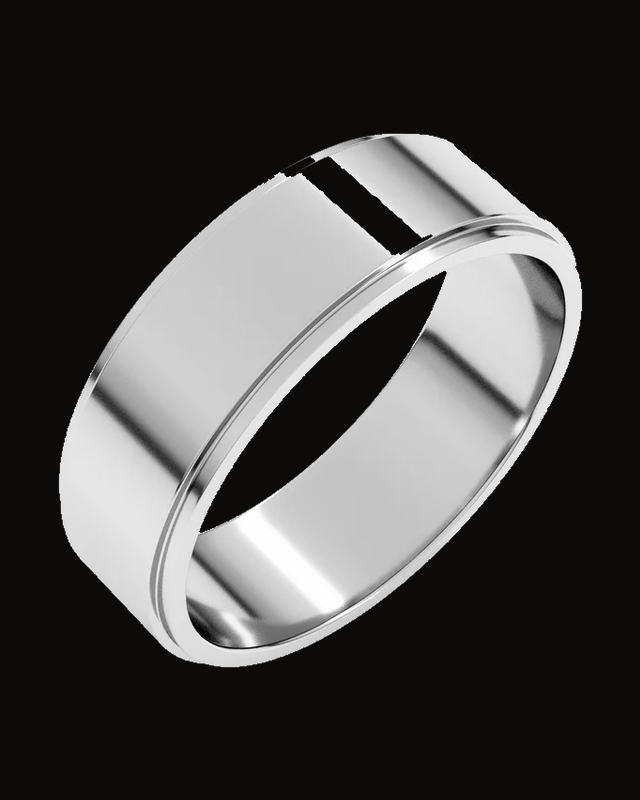 Stepped-Edge Flat Band