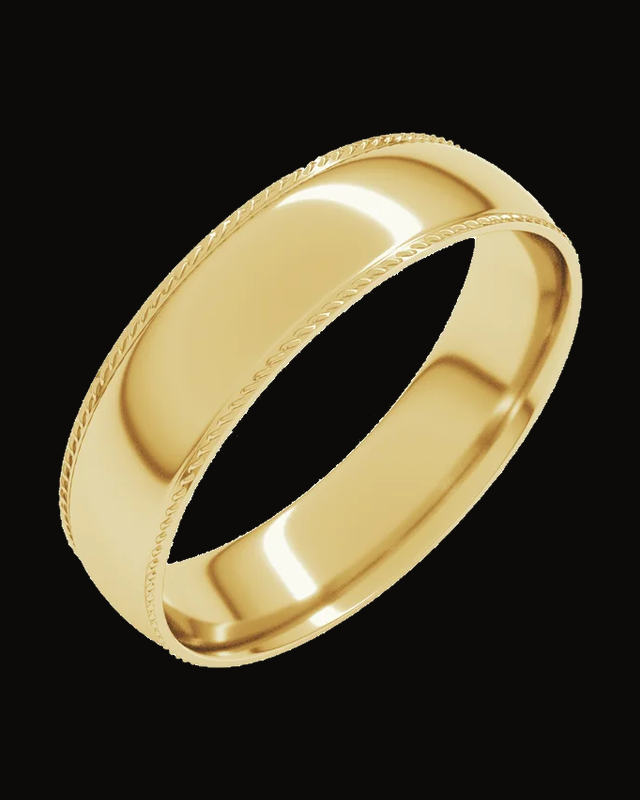 Rope Comfort-Fit Half Round Band
