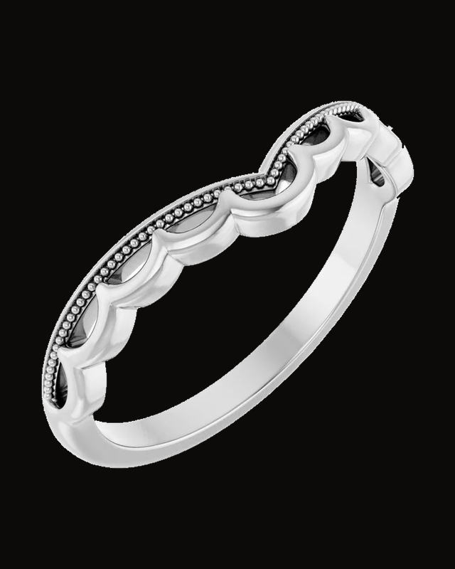 Contour Band — 14K Yellow / White Gold · 2.01 mm