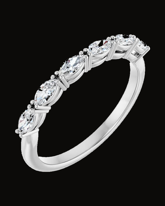 3/8 CTW Lab-Grown Diamond Anniversary Band — 14K Yellow / White Gold · 1.9 mm