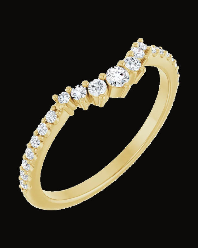 1/3 CTW Lab-Grown Diamond Contour Band