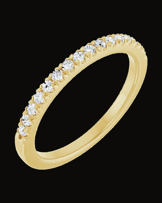 1/5 CTW Lab-Grown Diamond Band — 14K Yellow Gold · 1.9 mm