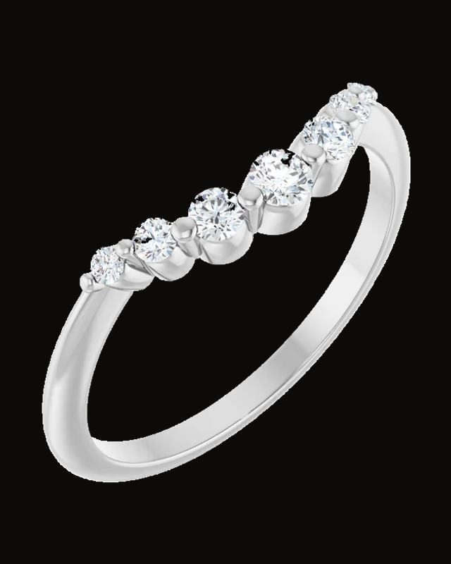 Contour Band — 14K Yellow / White Gold · 1.7 mm