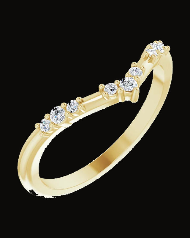 1/10 CTW Natural Diamond Matching Band — 14K Yellow Gold · 1.5 mm
