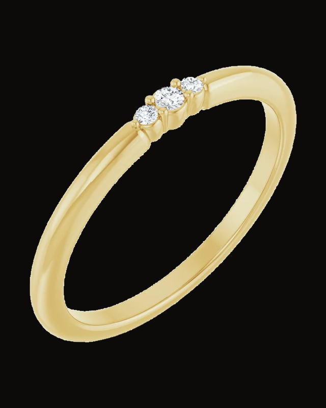 Stackable Ring — 14K Yellow Gold